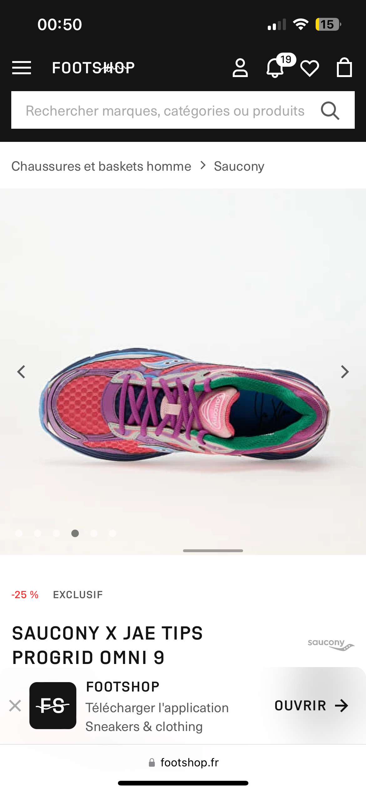 SAUCONY X JAE TIPS PROGRID OMNI 9