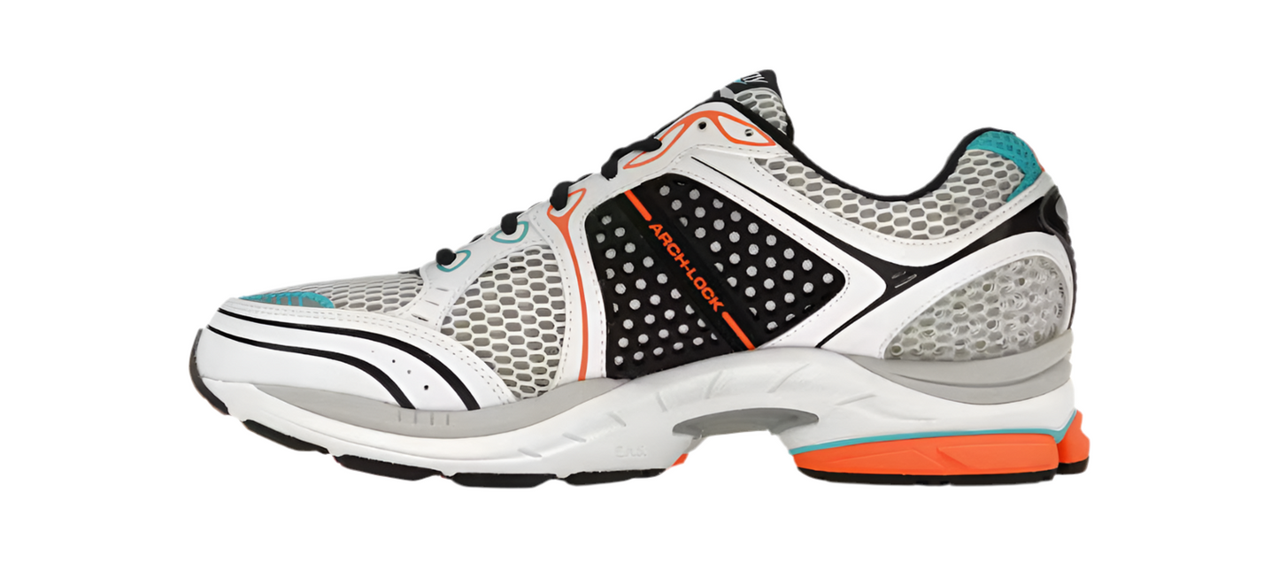 Saucony progrid triumph 4 blanche orange sarcelle