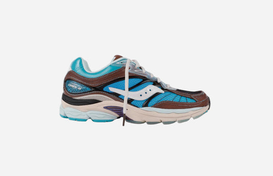 SAUCONY
X FOOTPATROL PROGRID OMNI 9 BLUE BROWN