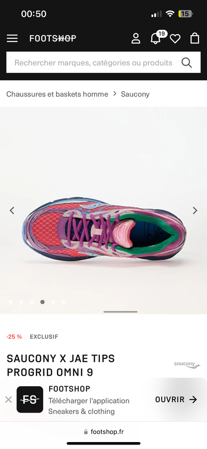 SAUCONY X JAE TIPS PROGRID OMNI 9