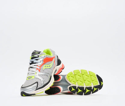 Saucony x Bellerose - Pro Grid Triumph 4 (Silver Fluo)